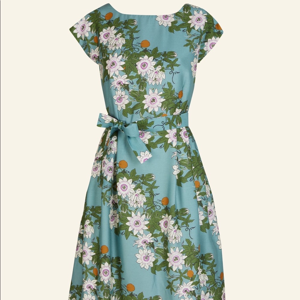 NWOT Palava Beatrice Passionflower Dress - UK12